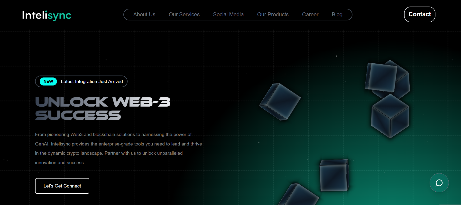 Intelisync.ai - SEO-optimized corporate website revamp using Next.js & AWS by Samarth Pachpile